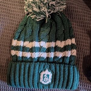 Slytherin Green Knit Beanie